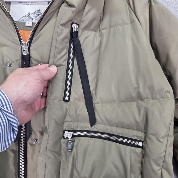 Adidas Women's Olive Puffer Jacket - Picture 3 of 16